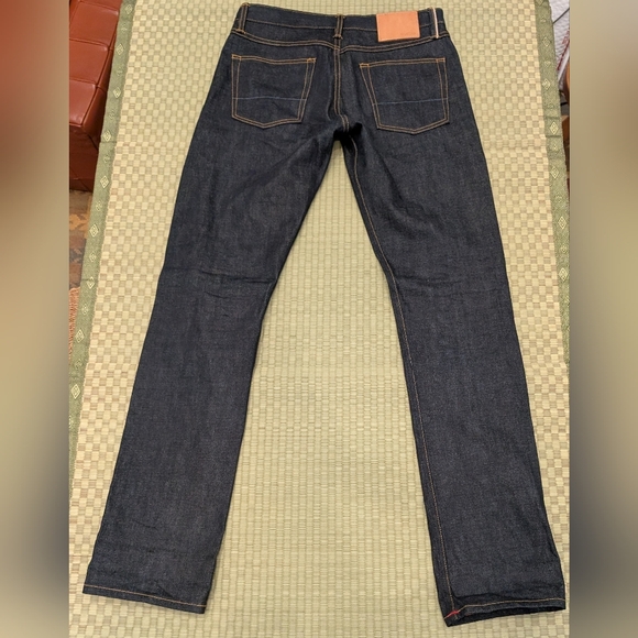 LNWOT Gustin #7 The Regular Selvedge Denim Slim Leg Jeans Men's Size 32 - Picture 3 of 8